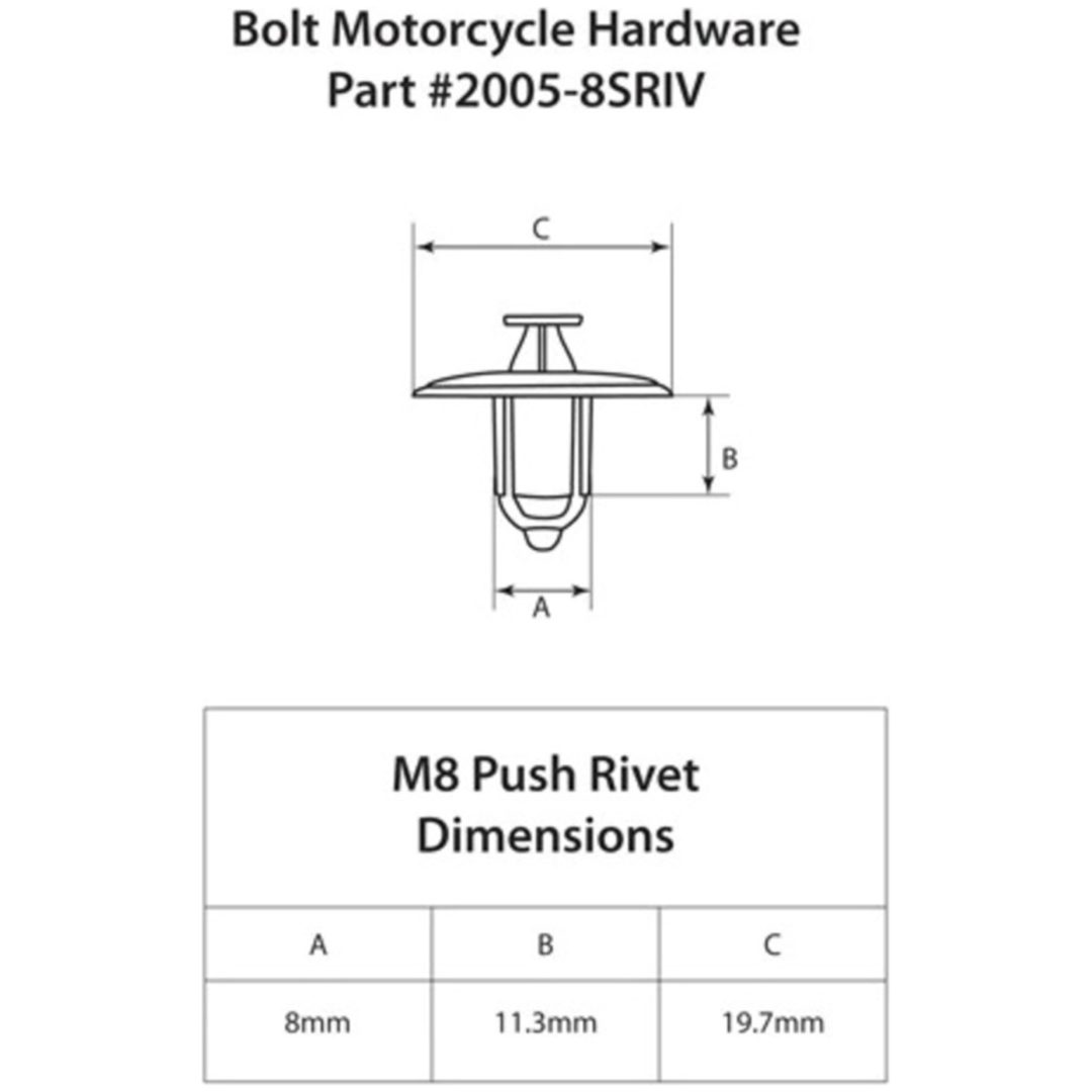Nylonnit M8 XL BOLT – bild 3