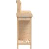 Odlingsbänk med skåp 110,5x45x124,5 cm massivt granträ vidaXL – miniatyr 8