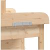 Odlingsbänk med skåp 110,5x45x124,5 cm massivt granträ vidaXL – miniatyr 10