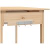 Odlingsbänk med vask 110,5x45x124,5 cm massivt granträ vidaXL – miniatyr 10