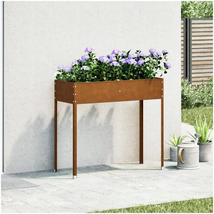 Odlingslåda 100,5x40,5x90 cm väderbeständigt stål vidaXL – bild 3