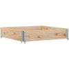 Odlingslåda 100x100 cm massiv furu vidaXL 100 x 100 x 21.5 cm – miniatyr 2