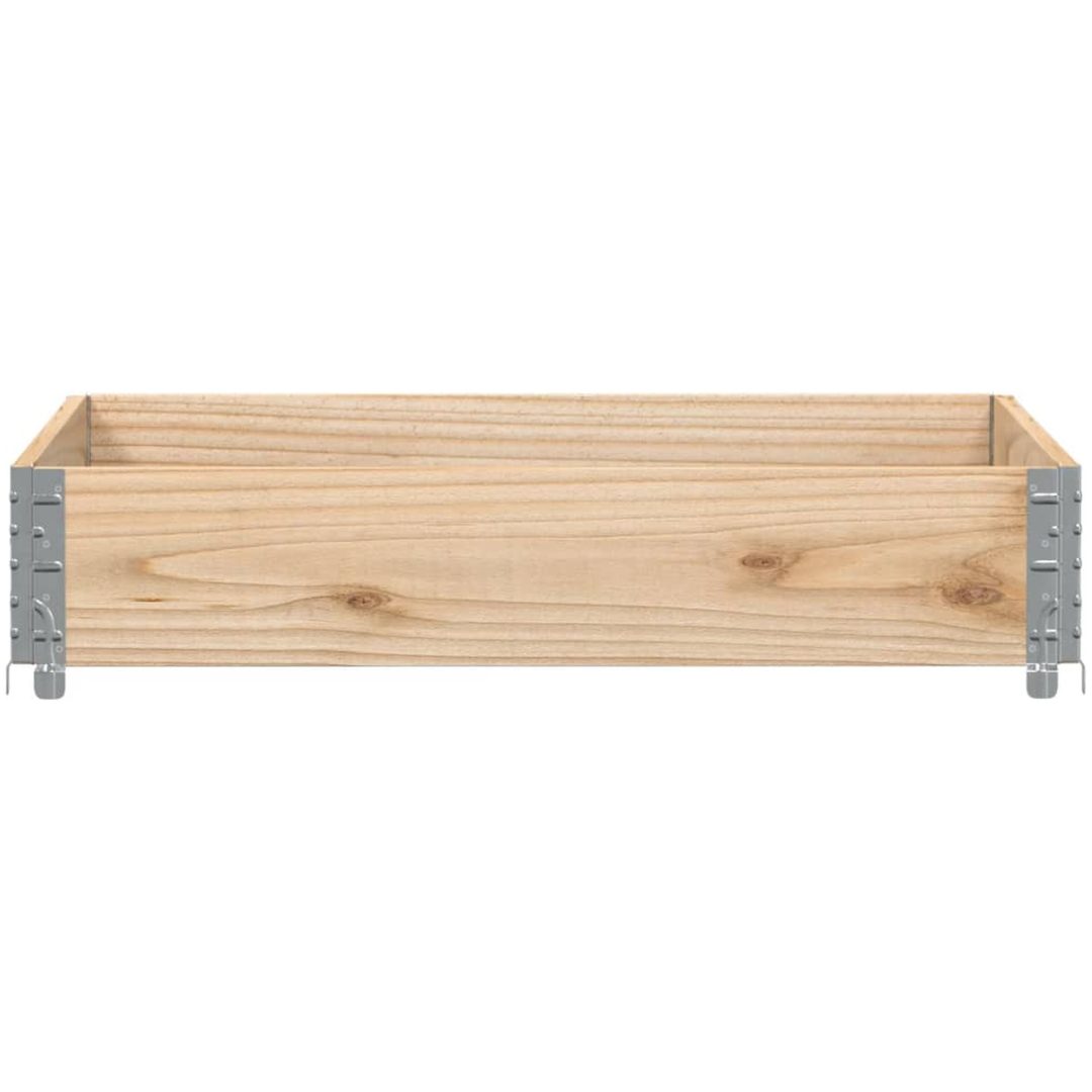 Odlingslåda 100x100 cm massiv furu vidaXL 100 x 100 x 21.5 cm – bild 3