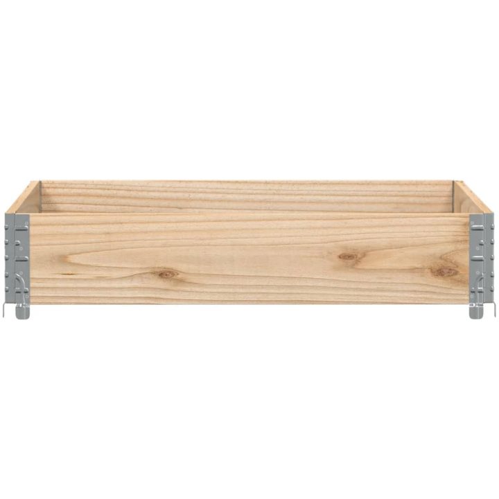 Odlingslåda 100x100 cm massiv furu vidaXL 100 x 100 x 21.5 cm – bild 3