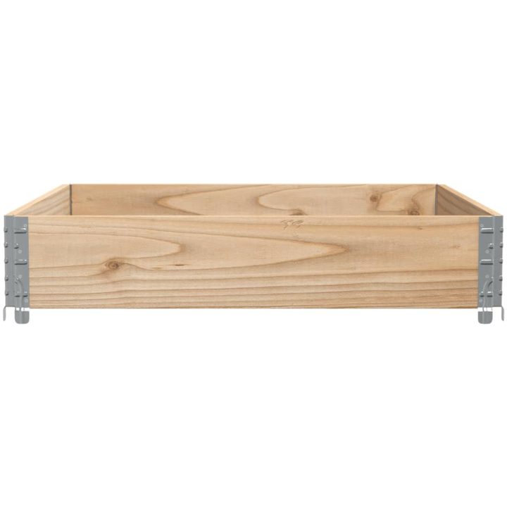 Odlingslåda 100x100 cm massiv furu vidaXL 100 x 100 x 21.5 cm – bild 4