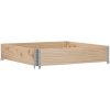 Odlingslåda 100x100 cm massiv furu vidaXL 100 x 100 x 21.5 cm – miniatyr 5