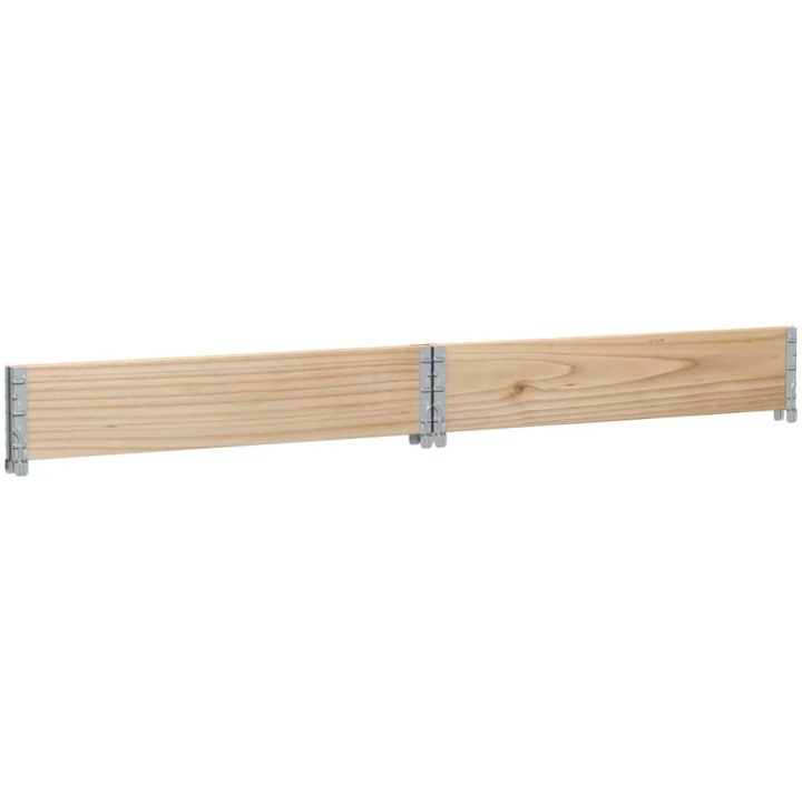 Odlingslåda 100x100 cm massiv furu vidaXL 100 x 100 x 21.5 cm – bild 6