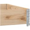 Odlingslåda 100x100 cm massiv furu vidaXL 100 x 100 x 21.5 cm – miniatyr 7