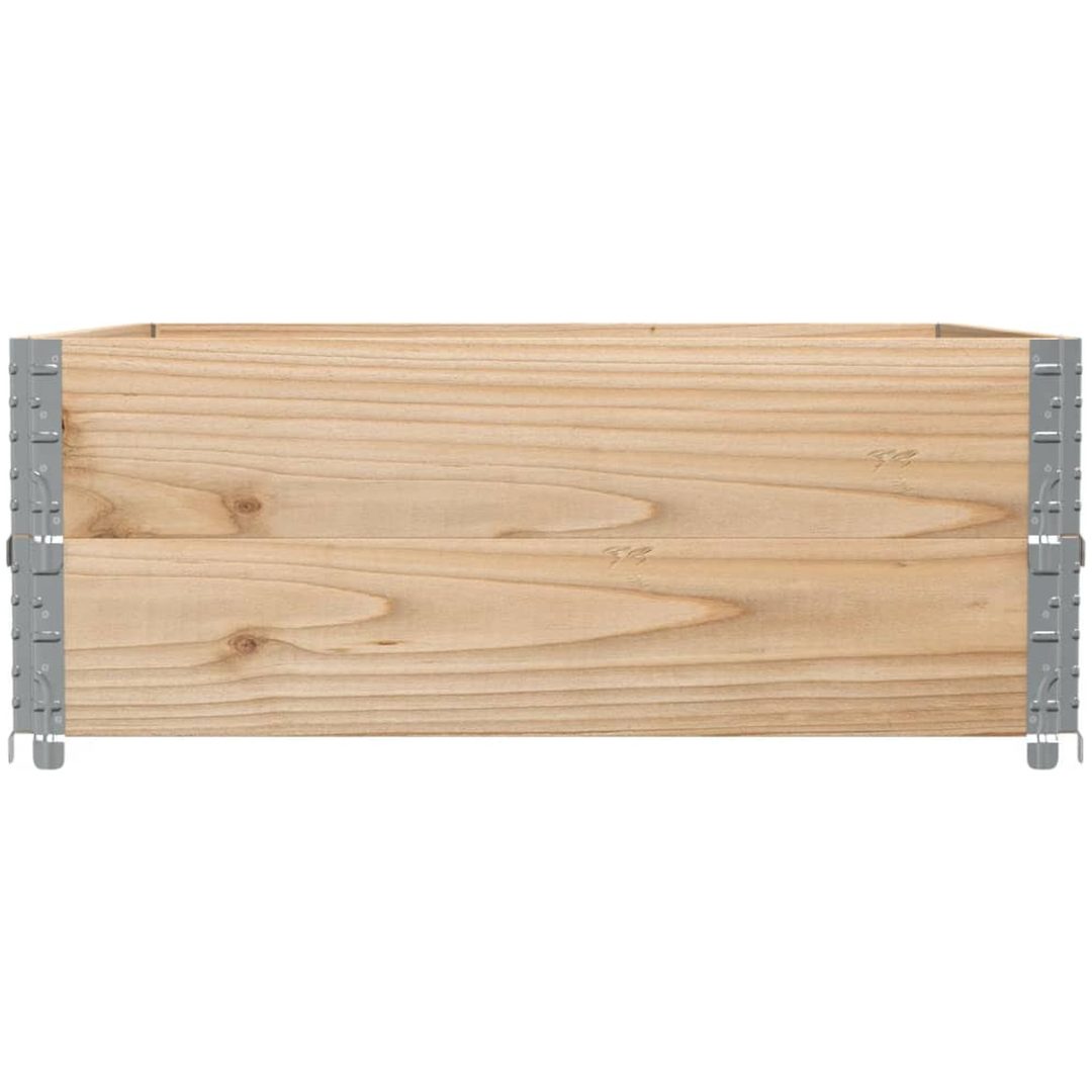 Odlingslåda 100x100 cm massivt furuträ vidaXL 100 x 100 x 41 cm – bild 4