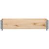 Odlingslåda 100x50 cm massiv furu vidaXL 100 x 50 x 21.5 cm – miniatyr 3