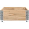 Odlingslåda 100x50 cm massiv furu vidaXL 100 x 50 x 21.5 cm – miniatyr 4