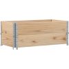 Odlingslåda 100x50 cm massivt furuträ vidaXL 100 x 50 x 41 cm – miniatyr 2