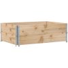 Odlingslåda 120x80 cm massiv furu vidaXL 120 x 80 x 41 cm – miniatyr 2