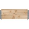 Odlingslåda 120x80 cm massiv furu vidaXL 120 x 80 x 41 cm – miniatyr 3