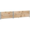 Odlingslåda 120x80 cm massiv furu vidaXL 120 x 80 x 41 cm – miniatyr 6