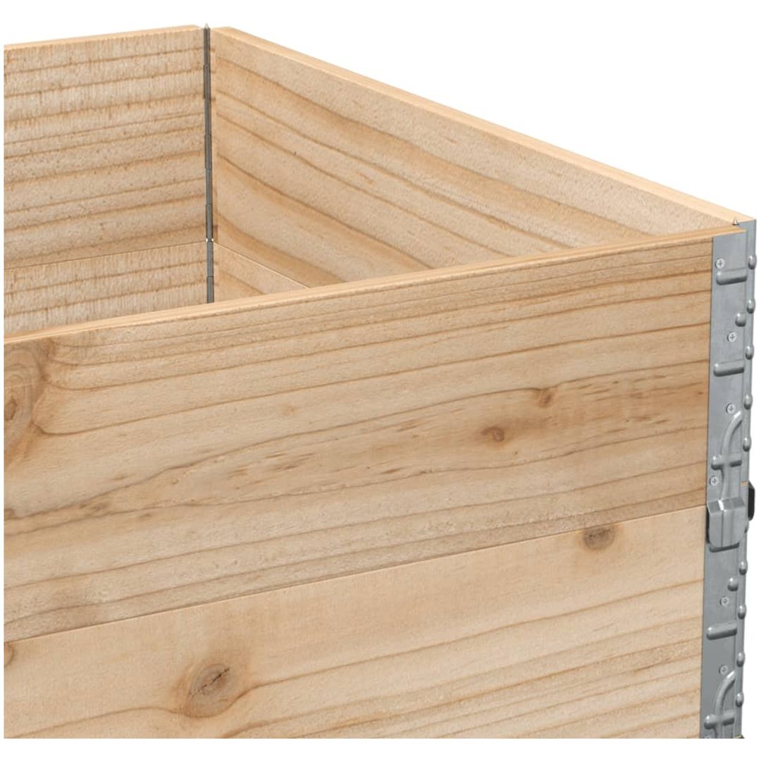 Odlingslåda 120x80 cm massiv furu vidaXL 120 x 80 x 41 cm – bild 7