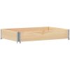 Odlingslåda 120x80 cm massivt furu vidaXL 120 x 80 x 21.5 cm – miniatyr 2