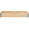 Odlingslåda 120x80 cm massivt furu vidaXL 120 x 80 x 21.5 cm – miniatyr 3