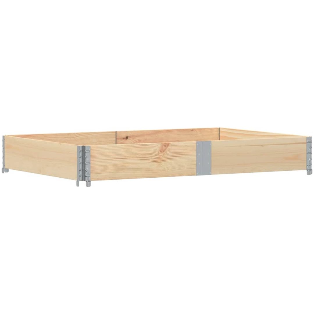 Odlingslåda 150x100 cm massivt furuträ vidaXL 150 x 100 x 21.5 cm – bild 2