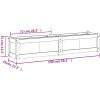 Odlingslåda 150x31x31 cm impregnerat furu vidaXL – miniatyr 11