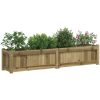 Odlingslåda 150x31x31 cm impregnerat furu vidaXL – miniatyr 4
