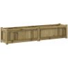 Odlingslåda 150x31x31 cm impregnerat furu vidaXL – miniatyr 7