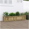 Odlingslåda 150x31x31 cm impregnerat furu vidaXL – miniatyr 1