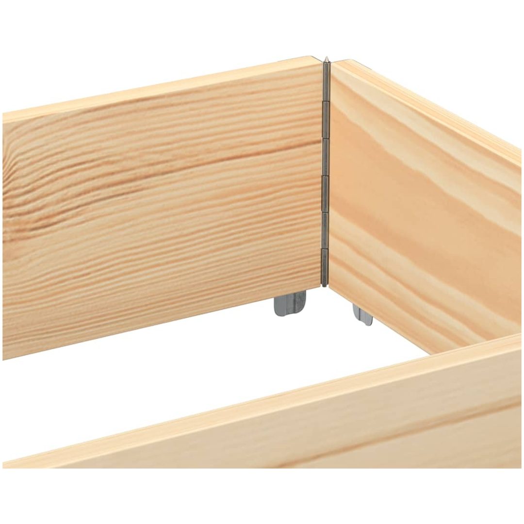 Odlingslåda 150x50 cm massivt furuträ vidaXL 150 x 50 x 21.5 cm – bild 7