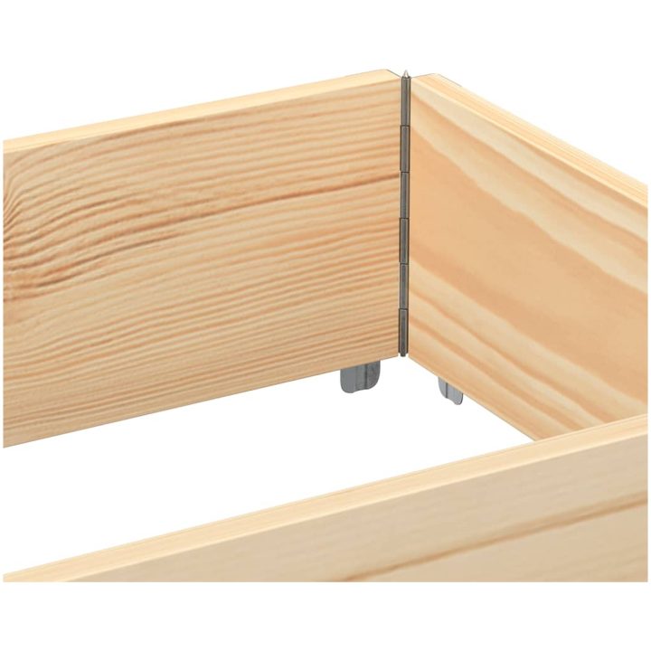 Odlingslåda 150x50 cm massivt furuträ vidaXL 150 x 50 x 21.5 cm – bild 7