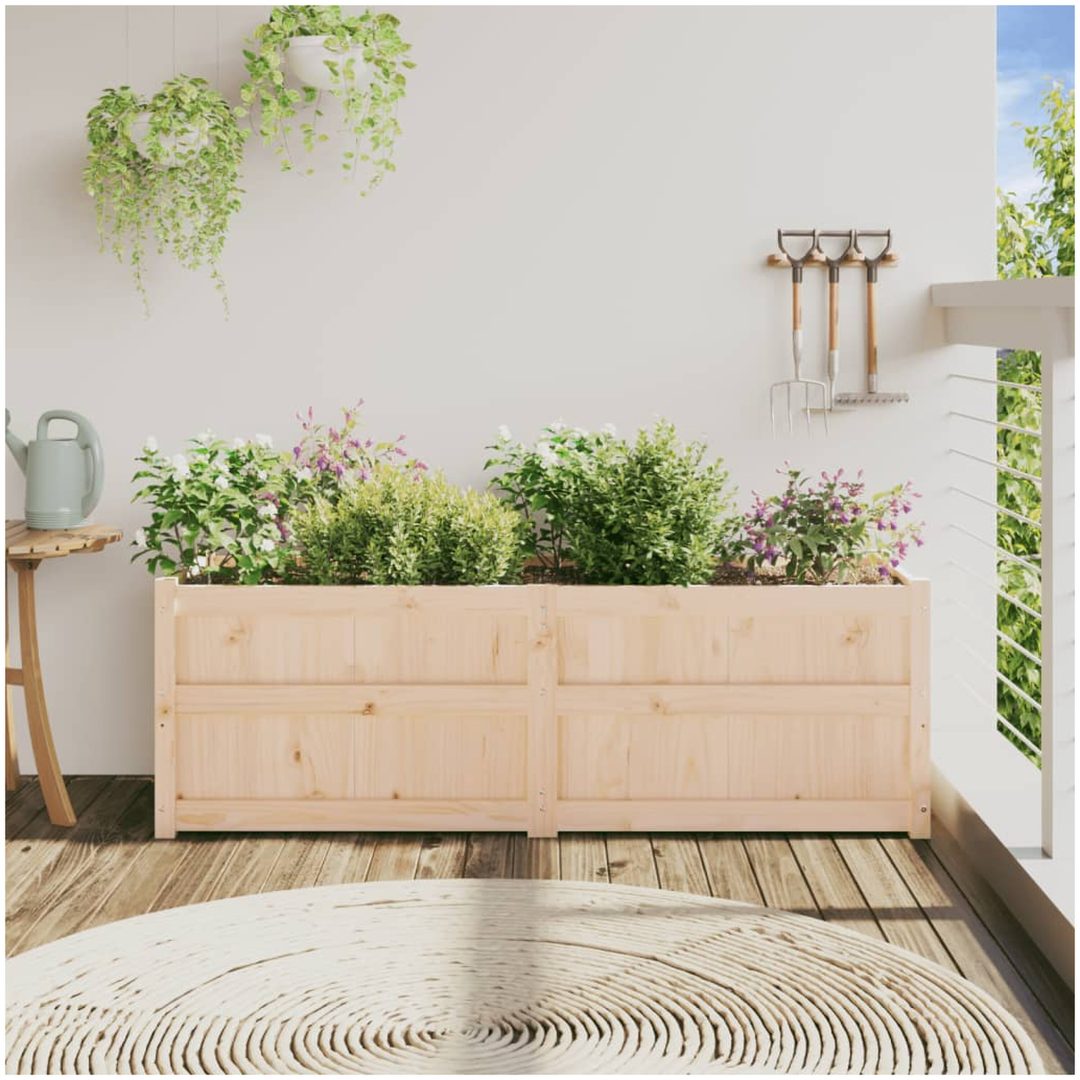 Odlingslåda 150x50x50 cm massiv furu vidaXL – bild 3