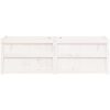 Odlingslåda 150x50x50 cm vit massiv furu vidaXL – miniatyr 5