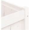Odlingslåda 150x50x50 cm vit massiv furu vidaXL – miniatyr 9