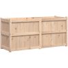 Odlingslåda 150x50x70 cm massiv furu vidaXL – miniatyr 2