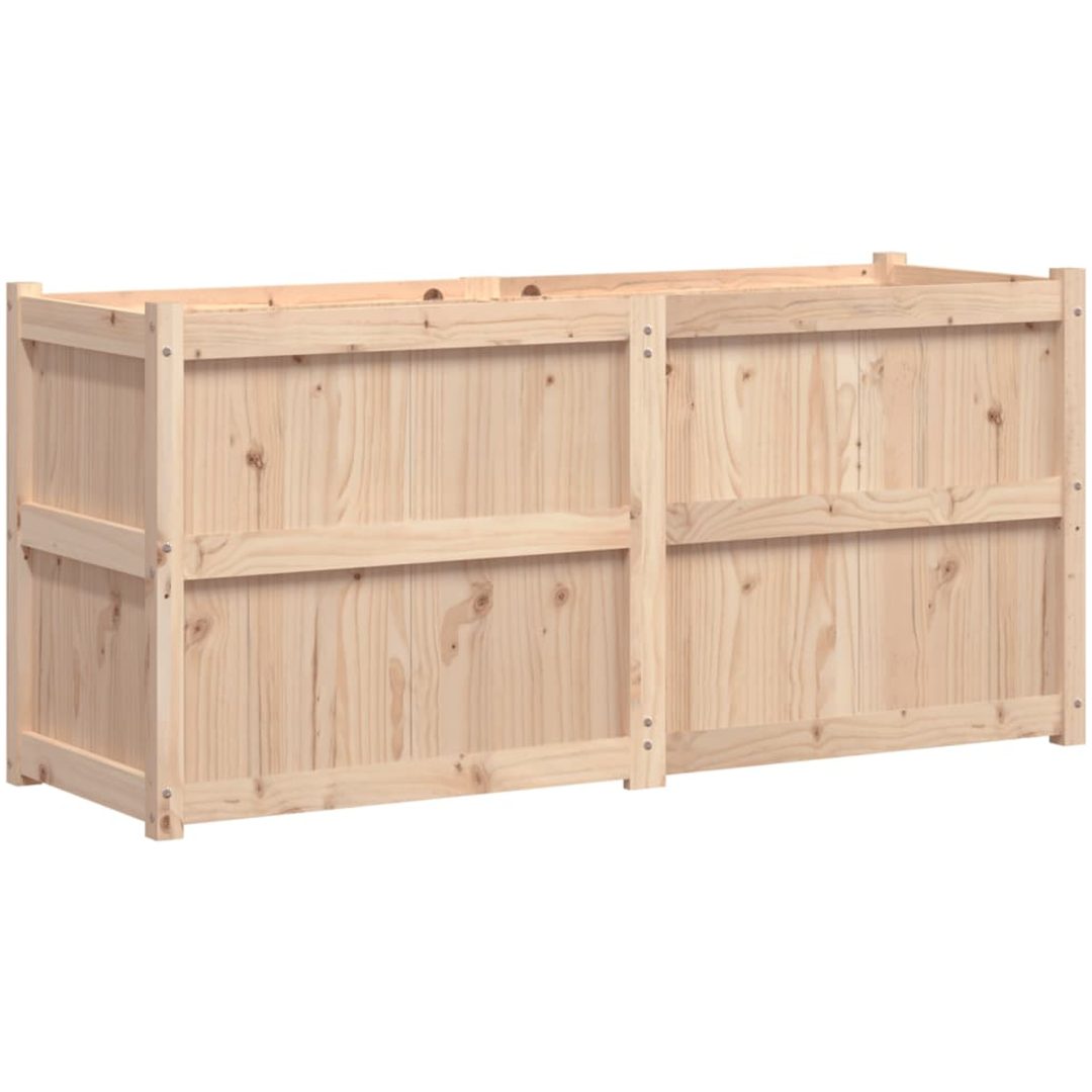 Odlingslåda 150x50x70 cm massiv furu vidaXL – bild 2