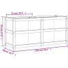 Odlingslåda 150x50x70 cm massiv furu vidaXL – miniatyr 11