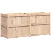 Odlingslåda 150x50x70 cm massiv furu vidaXL – miniatyr 7