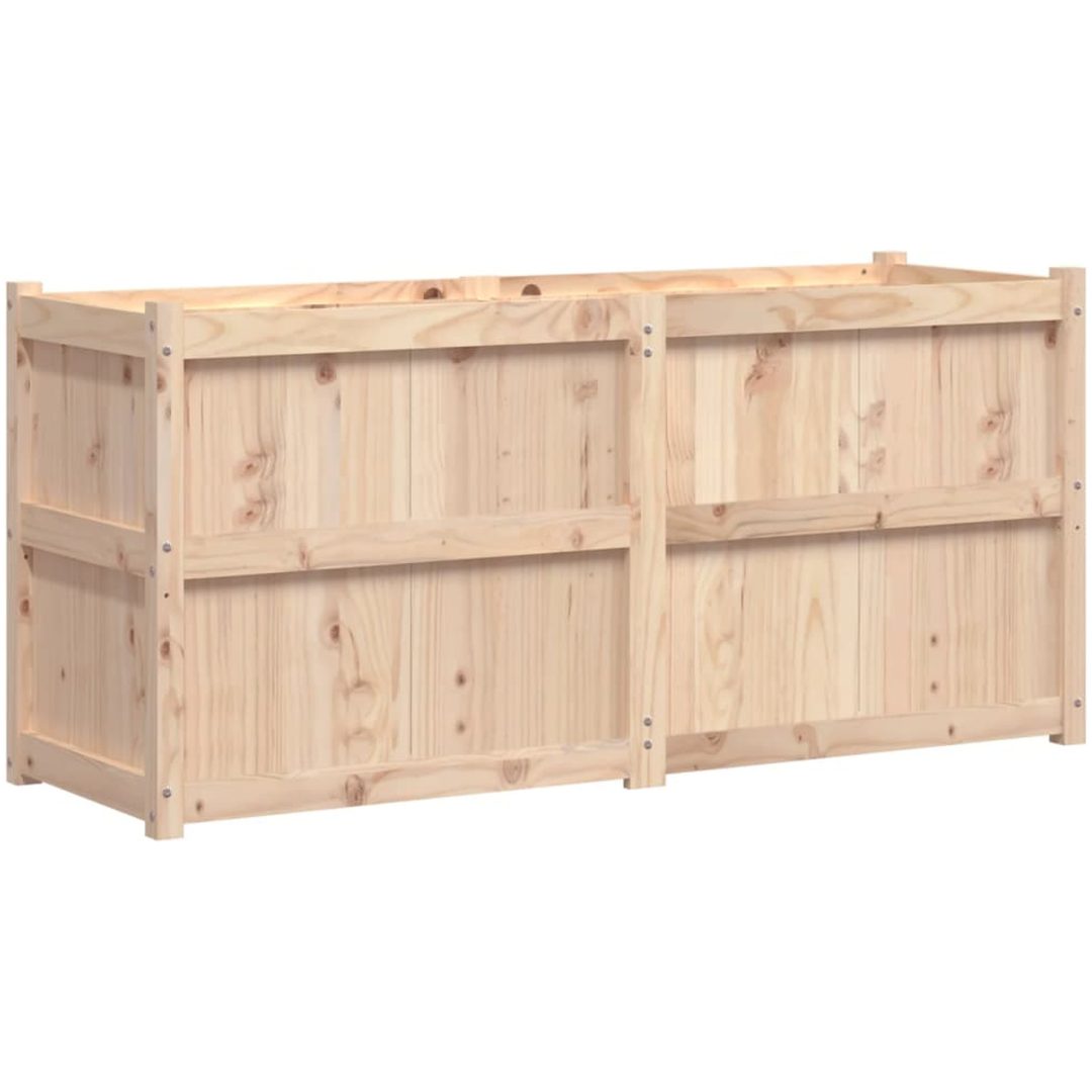 Odlingslåda 150x50x70 cm massiv furu vidaXL – bild 7