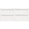 Odlingslåda 150x50x70 cm vit massiv furu vidaXL – miniatyr 5