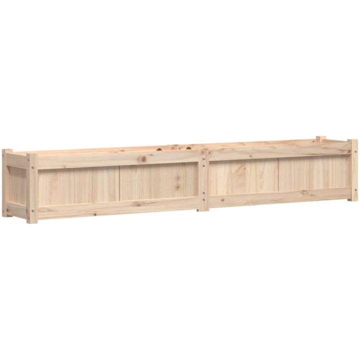 Odlingslåda 180x31x31 cm massiv furu vidaXL – bild 2