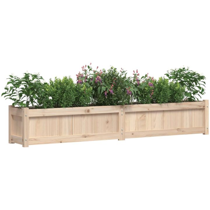 Odlingslåda 180x31x31 cm massiv furu vidaXL – bild 4