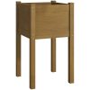 Odlingslåda 2 st honungsbrun 40x40x70 cm massiv furu vidaXL – miniatyr 4