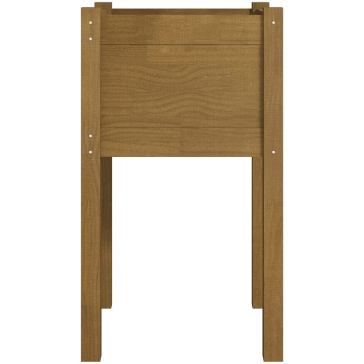 Odlingslåda 2 st honungsbrun 40x40x70 cm massiv furu vidaXL – bild 5