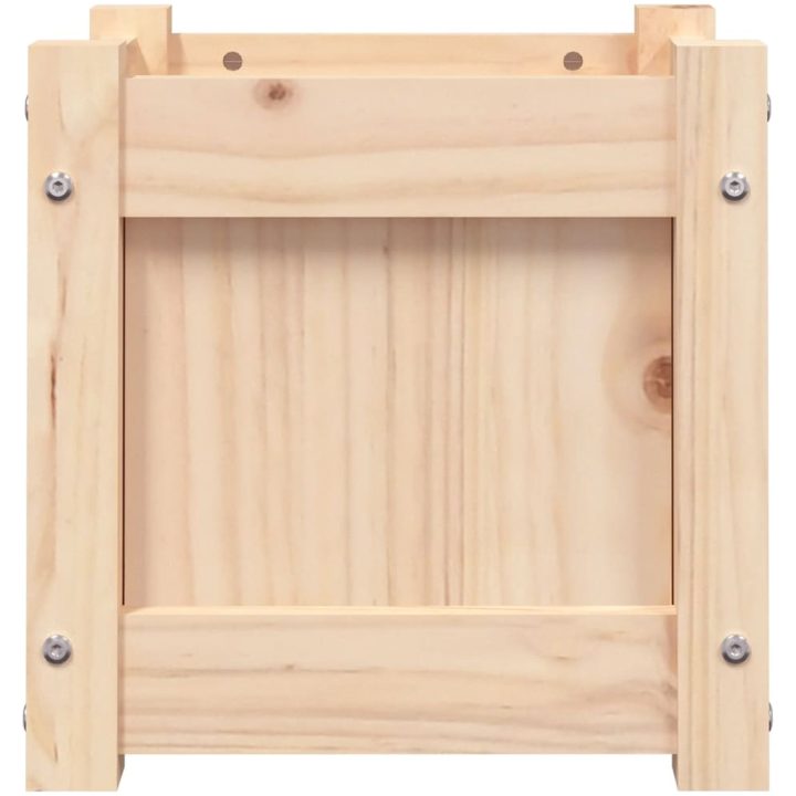 Odlingslåda 31x31x31 cm massiv furu vidaXL – bild 5
