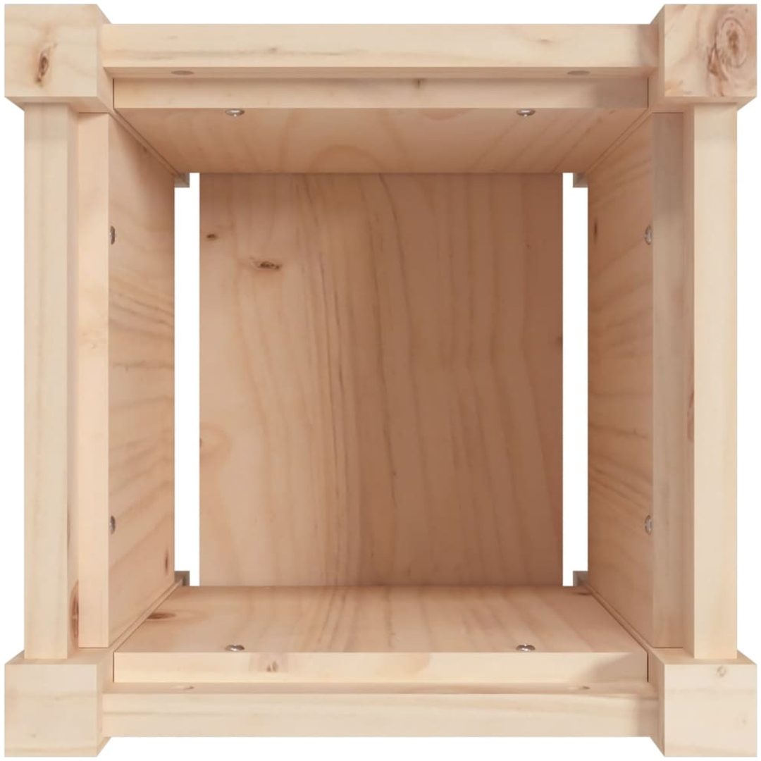 Odlingslåda 31x31x31 cm massiv furu vidaXL – bild 8