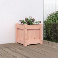 Odlingslåda 31x31x31 cm massivt douglasträ vidaXL