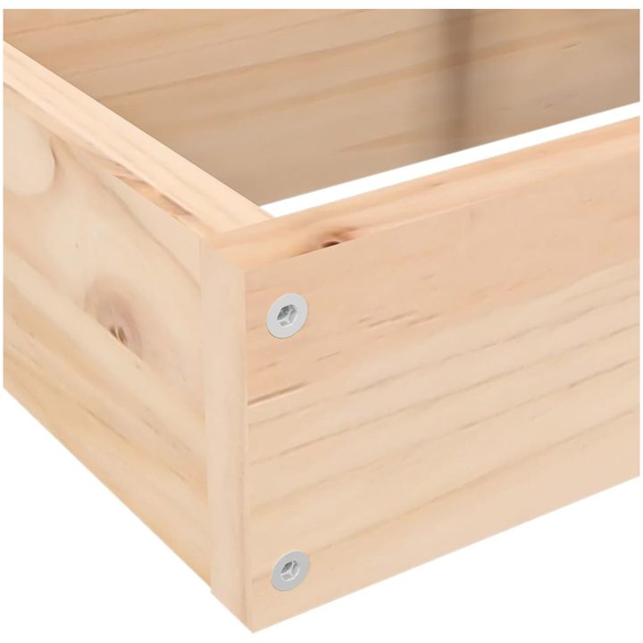 Odlingslåda 4 nivåer massiv furu vidaXL 80.5 x 79 x 36 cm – bild 7