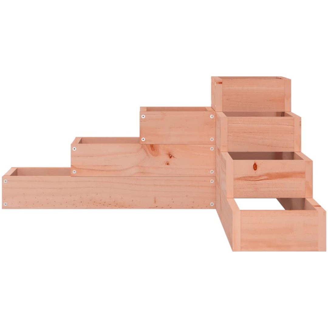 Odlingslåda 4 nivåer massivt douglasträ vidaXL 80.5 x 79 x 36 cm – bild 4