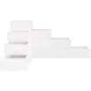 Odlingslåda 4 nivåer vit massiv furu vidaXL 80.5 x 79 x 36 cm – miniatyr 5