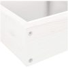 Odlingslåda 4 nivåer vit massiv furu vidaXL 80.5 x 79 x 36 cm – miniatyr 7