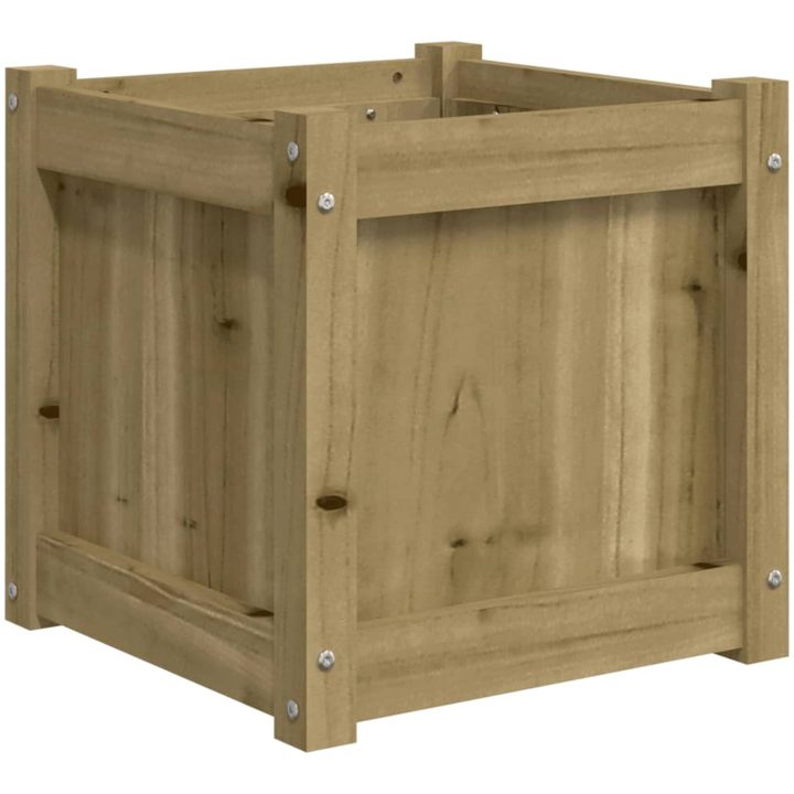 Odlingslåda 40x40x40 cm impregnerat furu vidaXL – bild 2